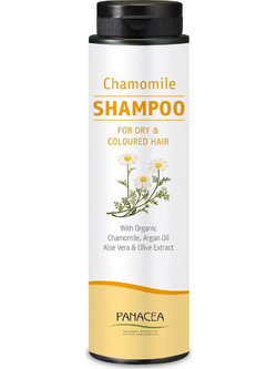 Panacea Natural Products Chamomile Σαμπουάν για Προστασία Χρώματος & Επανόρθωση για Ξηρά & Βαμμένα Μαλλιά 200ml