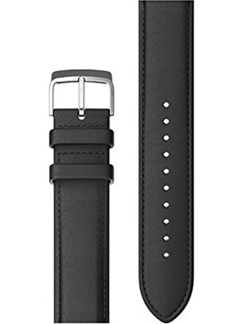 Ανταλλακτικό δερμάτινο λουράκι για το Ticwatch E - Black 1801.0003