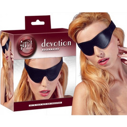 You2Toys Μάσκα ματιών από απομίμηση δέρματος μαύρη