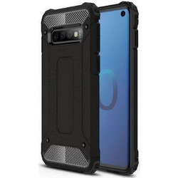Forcell Hybrid Armor Back Cover Black (Galaxy S10)