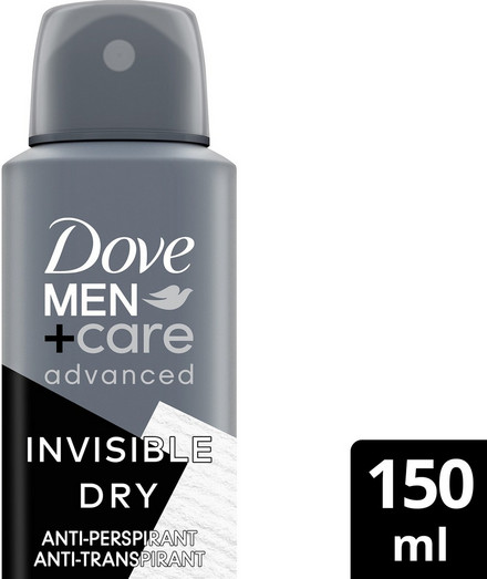 Αποσμητικό Dove Care Invisible Dry Ανδρικό Αποσμητικό Spray 48h 150ml