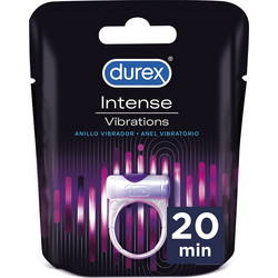 Durex Orgasm Intense Vibrations Ελαστικό Δαχτυλίδι Πέους Σιλικόνης με Δόνηση Flesh