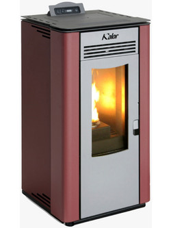 Kalor Greta 8 Red Σόμπα Pellet Αερόθερμη 7kW