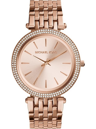 Michael Kors Darci Γυναικείο Ρολόι με Ροζ Χρυσό Μεταλλικό Μπρασελέ MK3192
