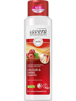 Lavera Colour & Shine Φυτικό Σαμπουάν για Προστασία Χρώματος για Βαμμένα Μαλλιά 250ml