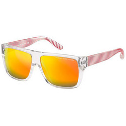 Marc Jacobs MJ287/S W7/BZ Γυναικεία Γυαλιά Ηλίου Τετράγωνα Κοκάλινα Διαφανή με Πορτοκαλί Polarized Φακό