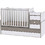 Lorelli Maxi Plus Πολυμορφική Κούνια με Στρώμα 62x161cm White Coffee 10150300027A