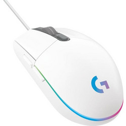 Logitech G203 Prodigy Ενσύρματο Gaming Ποντίκι RGB 8000 DPI White
