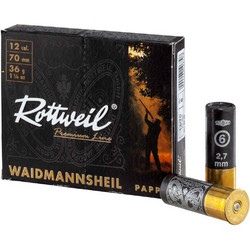Rottweil Waidmannsheil Φυσίγγια Συγκέντρωσης 12Cal 70mm 36gr 10τμχ