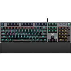 Aula F2058 Μηχανικό Gaming Πληκτρολόγιο με Custom Blue Διακόπτες RGB Black