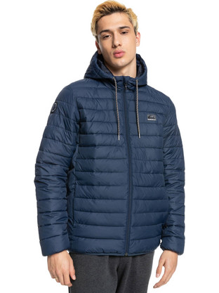 Quiksilver Scaly Ανδρικό Μπουφάν Χειμωνιάτικο Puffer Μπλε EQYJK03752-BYJ0