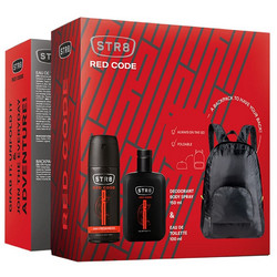 STR8 Red Code Eau de Toilette 100ml + Deodorant 150ml + Backpack