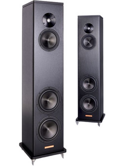Magico A3 Ζεύγος Ηχείων Hi-Fi Δαπέδου 50W 3 Δρόμων Black