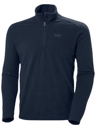 Helly Hansen Daybreaker 1/2 Zip Fleece Ανδρικό Αθλητικό Φούτερ Navy Μπλε 50844-600