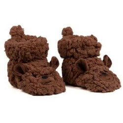 Cozy Sole Bear Βρεφικά Παντοφλάκια Αγκαλιάς Καφέ 30050