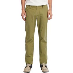 Timberland Ανδρικό Παντελόνι Chino Ελαστικό Κανονική Εφαρμογή Χρυσό CA25C8V4634