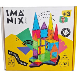Imanix Μαγνητικό Παιχνίδι Κατασκευών 32τμχ 190028