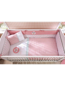 Cilek Selena Baby Σετ Κούνιας Pink 4τμχ SE-4176