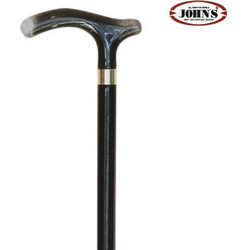 John's Μπαστούνι Μονόποδο Ξύλινο 94cm Μαύρο 15285