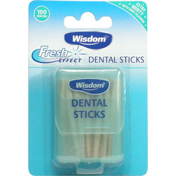 Wisdom Fresh Effect Mint Οδοντογλυφίδες 100τμχ