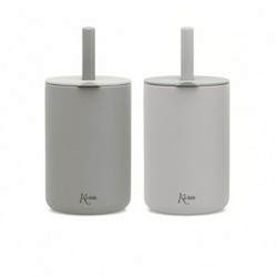 Kiokids Ποτήρια Σιλικόνης Grey 3801 2x180ml