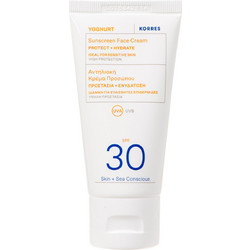 Korres Yoghurt Αντηλιακή Κρέμα Προσώπου SPF30 50ml