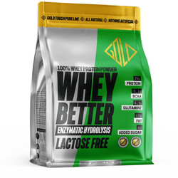 Gold Touch Nutrition Whey Better Enzymatic Hydrolysis Natural Πρωτεΐνη Ορού Γάλακτος Γράμμωσης Χωρίς Λακτόζη 908gr