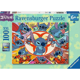 Παιδικό Puzzle Ravensburger Disney Lilo & Stitch in My World XXL 100 Κομμάτια