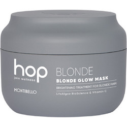 Hop Blonde Glow Μάσκα Μαλλιών για Προστασία Χρώματος για Βαμμένα Μαλλιά 200ml