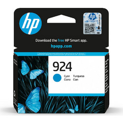 HP 924 Cyan Μελάνι Εκτυπωτή Inkjet 4K0U3NE