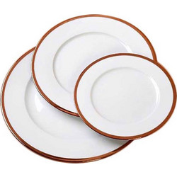 Cryspo Trio Rosegold Σερβίτσιο Φαγητού Πορσελάνης 2400140 20τμχ