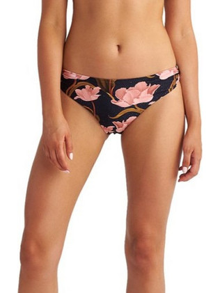 BLU4U Bikini Slip Floral Μαύρο Ροζ 24365208-02