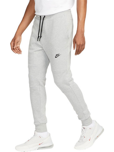 Nike Sportswear Tech Fleece Ανδρικό Παντελόνι Φόρμας Fleece με Λάστιχο Γκρι FD0739-063
