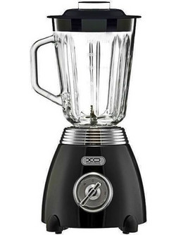 XO CF5 Black Μπλέντερ για Smoothie με Γυάλινη Κανάτα 1.5lt 500W