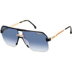 Carrera CA1066S 7C508 Ανδρικά Γυαλιά Ηλίου Aviator Μεταλλικά Χρυσά με Μπλε Polarized Φακό