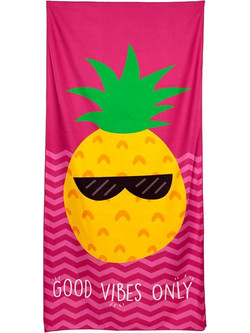 Puckator Πετσέτα Θαλάσσης Microfiber Φούξια 85x180cm BTOW02