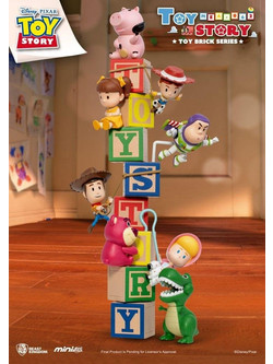 Beast Kingdom Disney Toy Story Mini Egg Brick Series 8-Pack 7cm