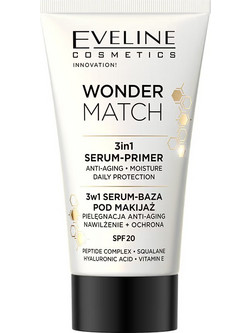 Eveline Wonder Match 3 in 1 Serum-Primer Anti-Aging Moisture 30ml