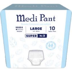 Mediform Medi Pant Large Πάνες Βρακάκι Ακράτειας 6 Σταγόνες 20τμχ
