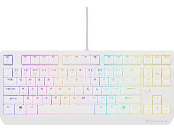 Genesis Thor 230 Μηχανικό Gaming Πληκτρολόγιο TenKeyLess με Outemu Brown Διακόπτες RGB White