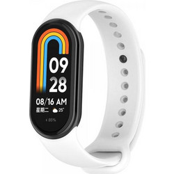 Techsuit Watchband W014 Λουράκι Σιλικόνης White (Xiaomi Smart Band 8 / 9 / 10)