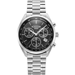 Roamer Pro Chrono Ανδρικό Ρολόι Χρονογράφος με Ασημί Μεταλλικό Μπρασελέ 993819418520