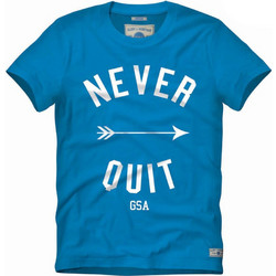 GSA Ανδρικό Αθλητικό T-Shirt Γαλάζιο 881637-31