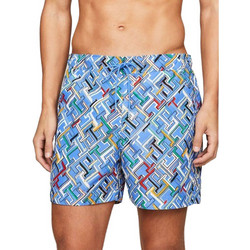 Tommy Hilfiger Ανδρικό Μαγιό Σορτς με Σχέδιο Μπλε UM0UM02846-0HC