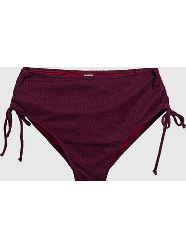 Solano Ψηλόμεσο Bikini Slip Μπορντό 30-3510