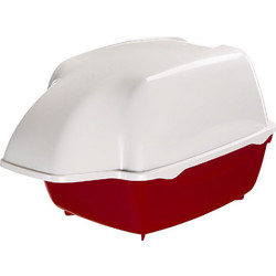 Ferplast Cosmic Outdoor Τουαλέτα Γάτας Κλειστή με Φίλτρο Κόκκινη Μ73.5xΠ43.5xΥ41cm
