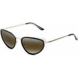 Vuarnet VL2203 0001 Ανδρικά Γυαλιά Ηλίου Cat Eye Μεταλλικά Χρυσά με Καφέ Polarized Φακό