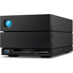 LaCie 2big Dock V2 48TB Εξωτερικός Σκληρός Δίσκος HDD Multi-Bay Thunderbolt 3 USB-C Black