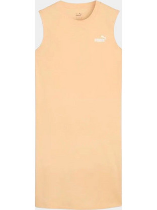 Puma ESS+ Mini Καλοκαιρινό Αθλητικό Φόρεμα Σομόν 678743-45