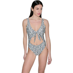 PCP Cuba S Ολόσωμο Μαγιό Μονοκίνι Animal Print Μπεζ Μαύρο